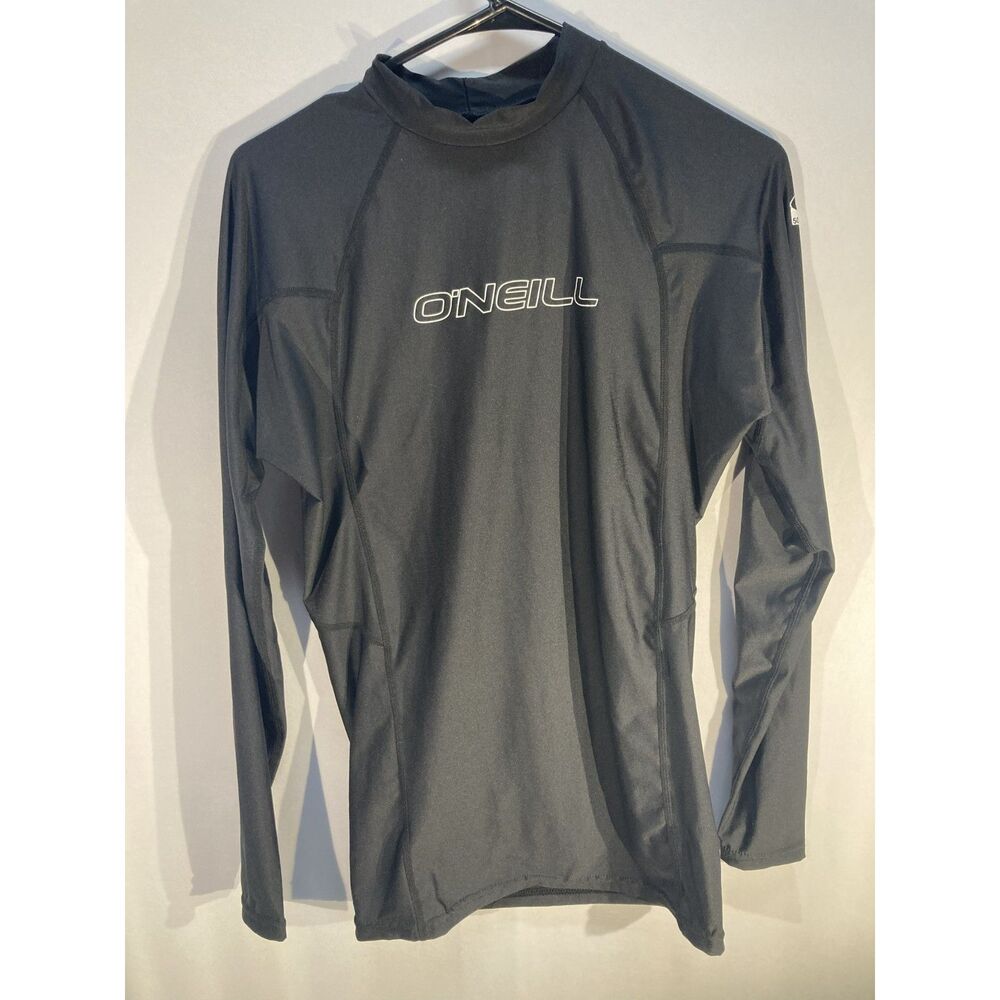 O'Neill Mens X-Large Black Skin Protection Swim Shirt UPF 50+ Loose Fit